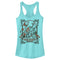 Junior's Lost Gods Free Spirits Skeletons Racerback Tank Top