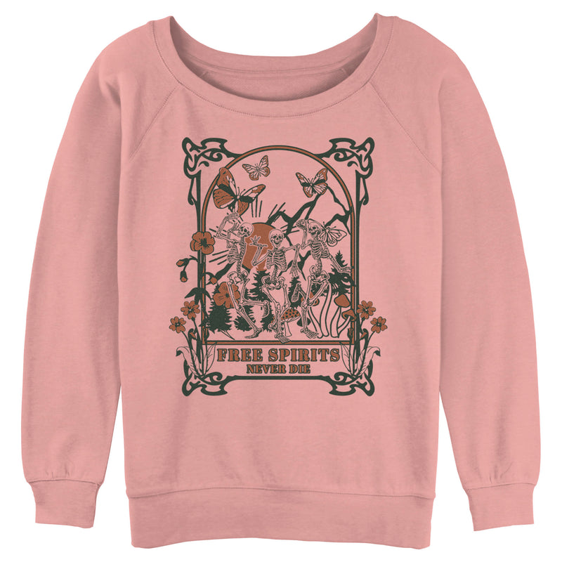 Junior's Lost Gods Free Spirits Skeletons Sweatshirt