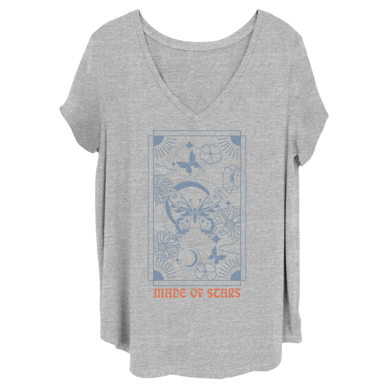 Junior's Lost Gods Made of Stars Butterfly T-Shirt