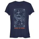 Junior's Lost Gods Made of Stars Butterfly T-Shirt