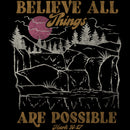 Junior's Lost Gods Distressed All Things Are Possible T-Shirt