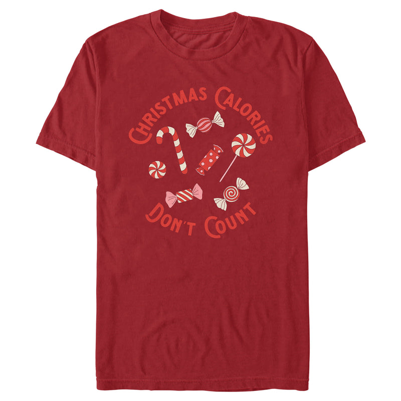 Men's Lost Gods Christmas Calories Don't Count T-Shirt