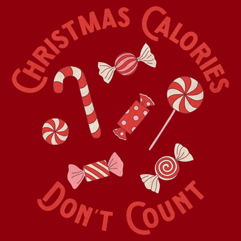 Men's Lost Gods Christmas Calories Don't Count T-Shirt