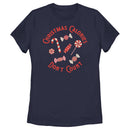 Women's Lost Gods Christmas Calories Don't Count T-Shirt