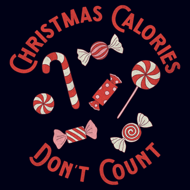 Women's Lost Gods Christmas Calories Don't Count T-Shirt