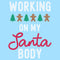 Men's Lost Gods Working On My Santa Body T-Shirt