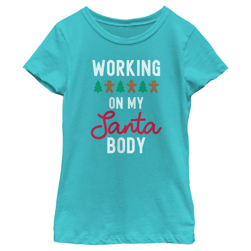 Girl's Lost Gods Working On My Santa Body T-Shirt