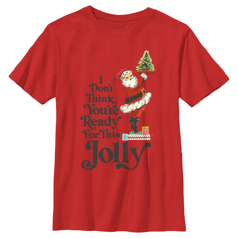 Boy's Lost Gods Santa You're Ready for This Jolly T-Shirt