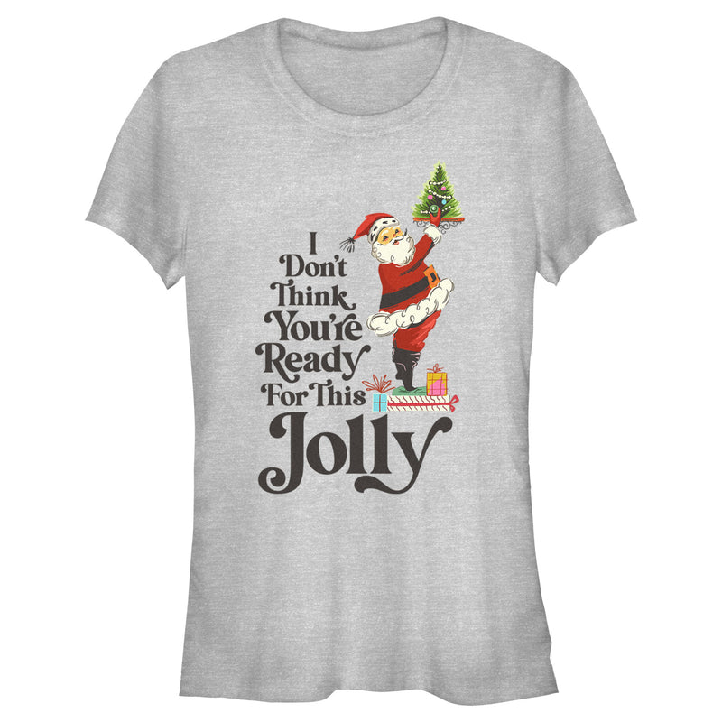 Junior's Lost Gods Santa You're Ready for This Jolly T-Shirt