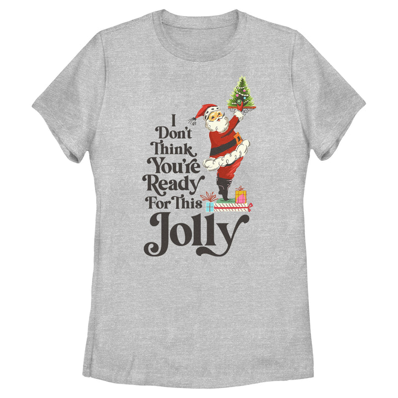 Women's Lost Gods Santa You're Ready for This Jolly T-Shirt