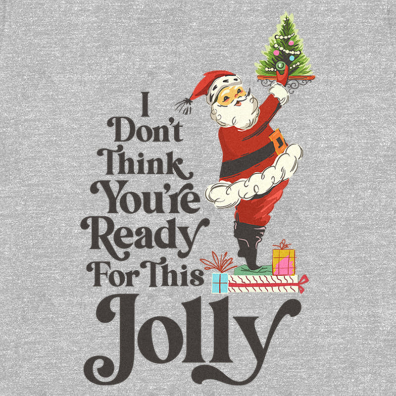 Women's Lost Gods Santa You're Ready for This Jolly T-Shirt