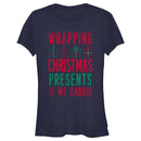 Junior's Lost Gods Christmas Cardio T-Shirt