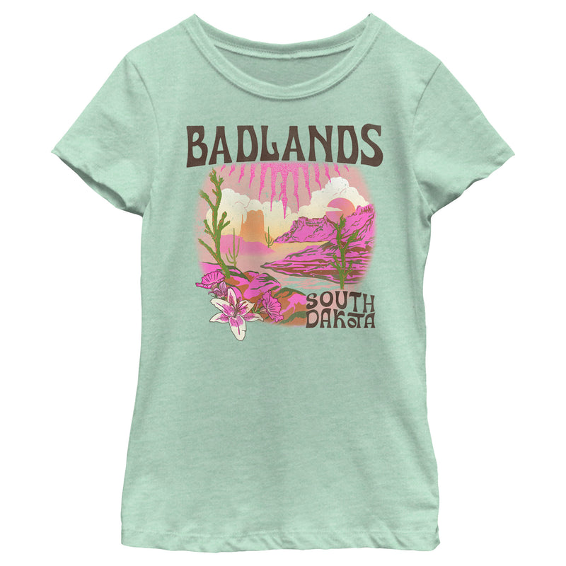 Girl's Lost Gods Badlands South Dakota T-Shirt