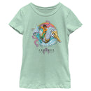 Girl's Aquaman and the Lost Kingdom Seahorse Logo T-Shirt