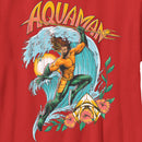 Boy's Aquaman and the Lost Kingdom Retro Action Pose T-Shirt