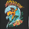 Junior's Aquaman and the Lost Kingdom Retro Action Pose T-Shirt