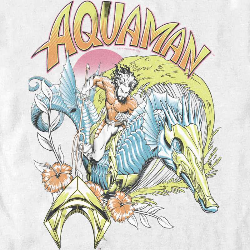 Men's Aquaman and the Lost Kingdom Retro Pastel Poster T-Shirt