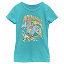 Girl's Aquaman and the Lost Kingdom Retro Pastel Poster T-Shirt