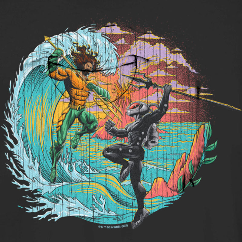 Junior's Aquaman and the Lost Kingdom Black Manta and Aquaman T-Shirt