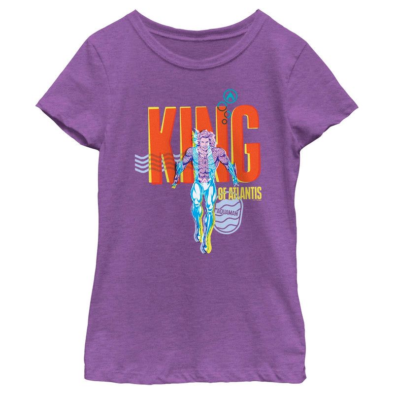 Girl's Aquaman King of Atlantis T-Shirt