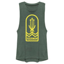 Junior's Aquaman King Trident Festival Muscle Tee