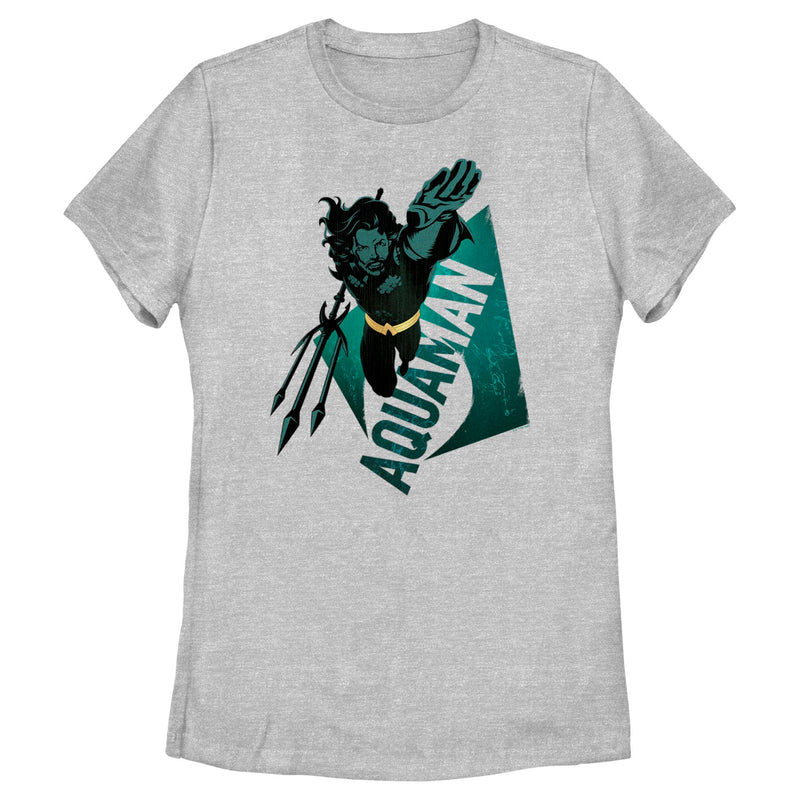 Women's Aquaman Trident King Swimming T-Shirt