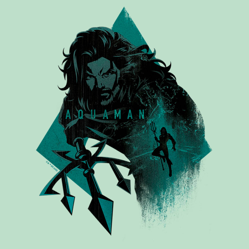 Girl's Aquaman King Ocean Shadow T-Shirt