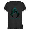 Junior's Aquaman Trident Shape T-Shirt