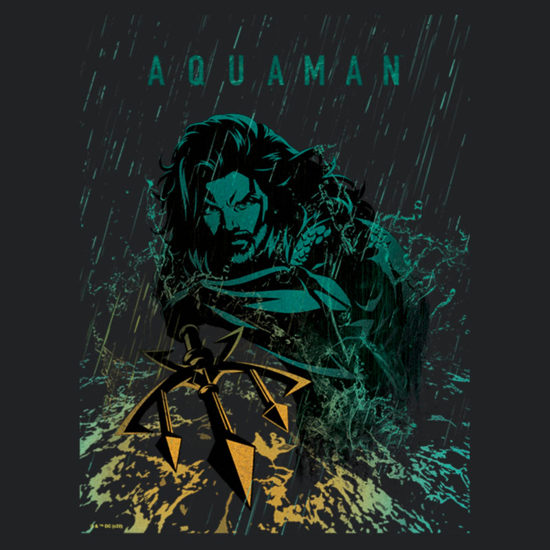 Women's Aquaman King Ocean Rain Racerback Tank Top