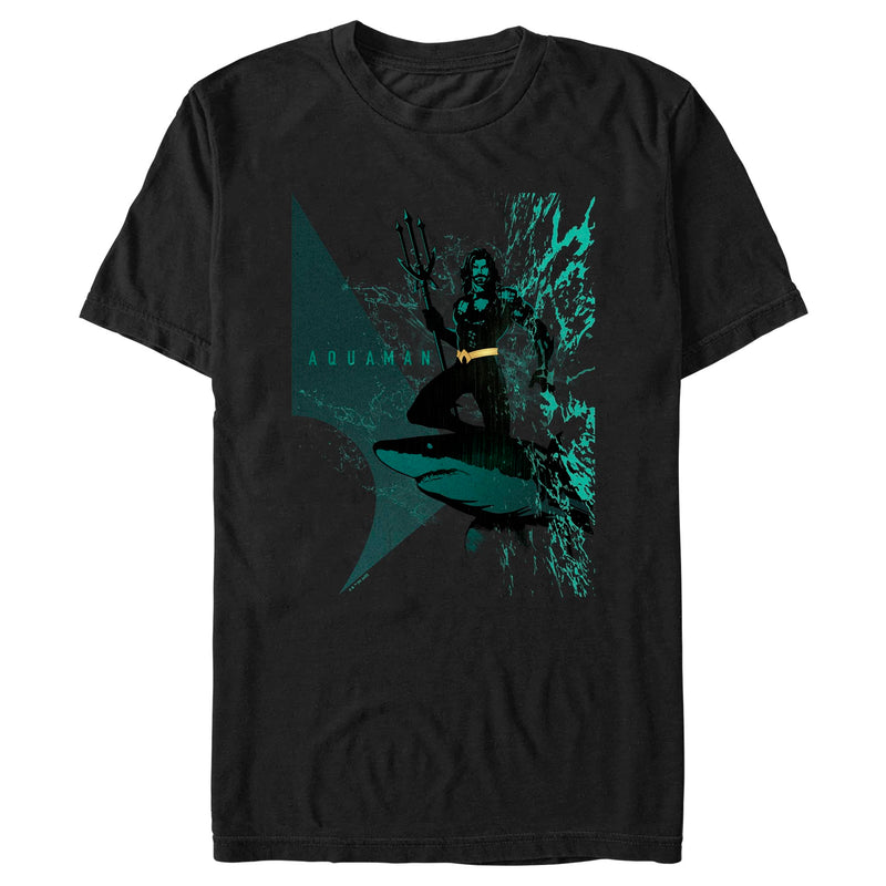 Men's Aquaman King Shark Ride T-Shirt