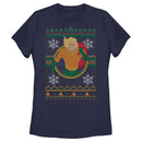 Women's Aquaman Water King Ugly Sweater T-Shirt