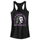 Junior's Beetlejuice It's Showtime Pink Racerback Tank Top