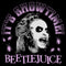 Junior's Beetlejuice It's Showtime Pink Logo T-Shirt