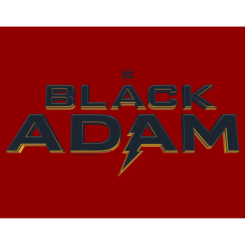 Women's Black Adam Black Logo T-Shirt
