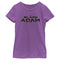 Girl's Black Adam Black Logo T-Shirt