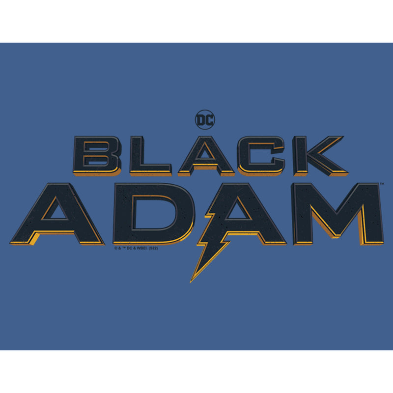 Boy's Black Adam Black Logo Pull Over Hoodie