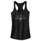 Junior's Black Adam Lightening Logo Racerback Tank Top