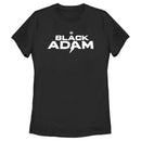 Women's Black Adam White Logo T-Shirt