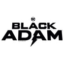 Men's Black Adam Bold Black Logo T-Shirt