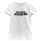 Girl's Black Adam Bold Black Logo T-Shirt