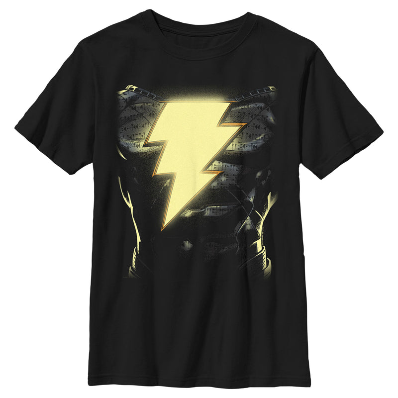 Boy's Black Adam Antihero Glowing Body T-Shirt
