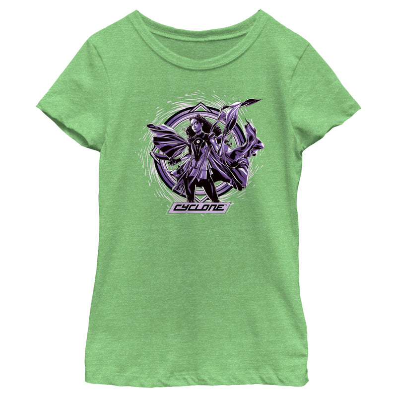 Girl's Black Adam Purple Woman T-Shirt
