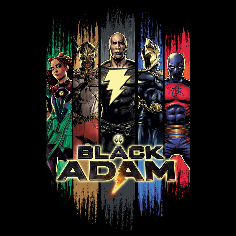 Men's Black Adam Superheroes From JSA T-Shirt