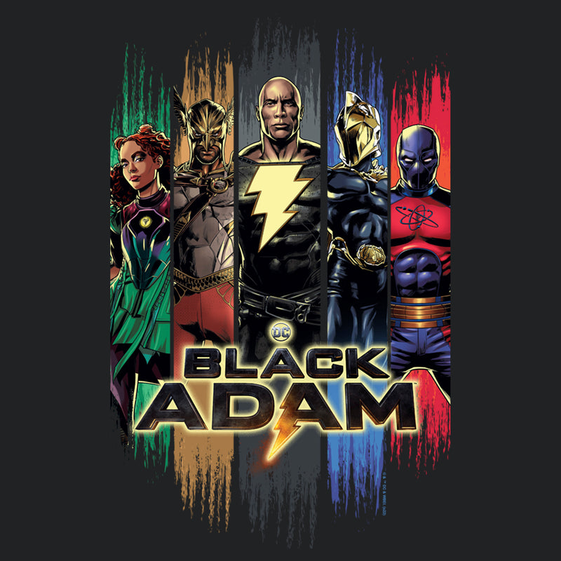 Women's Black Adam Superheroes From JSA Racerback Tank Top