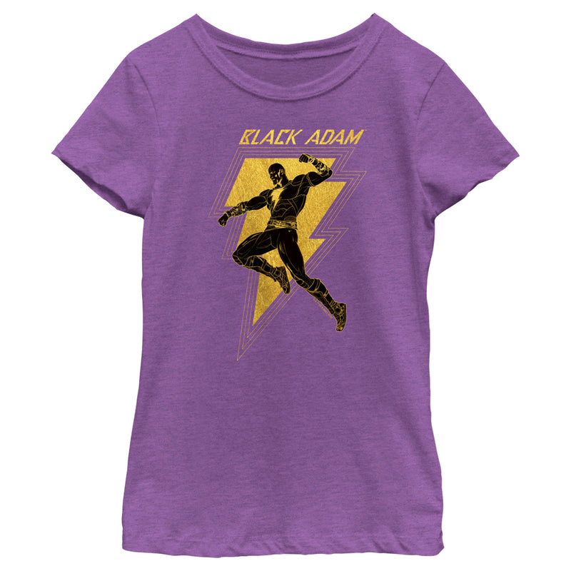 Girl's Black Adam Wrath of the Legend T-Shirt