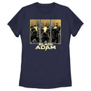 Women's Black Adam Triple Hero Box T-Shirt