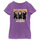 Girl's Black Adam Triple Hero Box T-Shirt