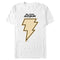 Men's Black Adam Yellow Lightning Bolt T-Shirt