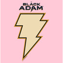 Girl's Black Adam Yellow Lightning Bolt T-Shirt
