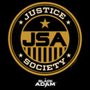 Junior's Black Adam Hero Group Logo T-Shirt